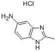 2-Methyl-1H-benzoimidazol-5-ylamine hydrochloride Structure