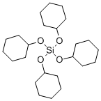 けい酸テトラシクロヘキシル 化学構造式