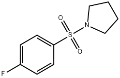 1-(4-氟苯基磺酰)吡咯啉 结构式