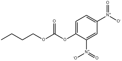 炭酸2,4-ジニトロフェニル(ブチル) 化学構造式