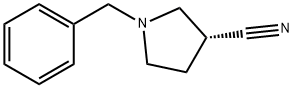 (R)-1-苄基-3-吡咯烷甲腈, 157528-56-8, 结构式