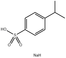 p-クメンスルホン酸ナトリウム 化学構造式