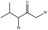 1,3-ジブロモ-4-メチル-2-ペンタノン 化学構造式