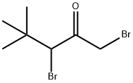 1,3-ジブロモ-4,4-ジメチル-2-ペンタノン 化学構造式