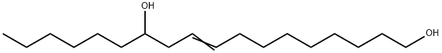 9-octadecene-1,12-diol Structure