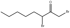 1,3-Dibromo-2-octanone Structure