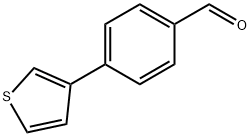 4-(3-THIENYL)BENZALDEHYDE Struktur