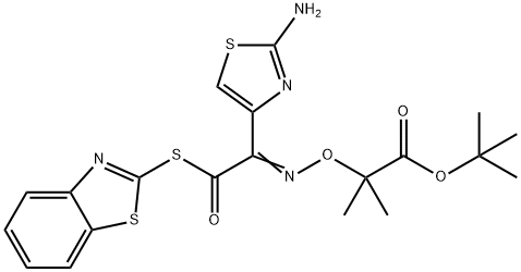 头孢他啶侧链酸活性酯, 158183-05-2, 结构式