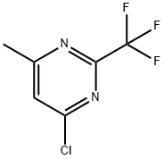 4-CHLORO-6-METHYL-2-TRIFLUOROMETHYLPYRIMIDINE, 95+% Structure