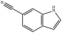 6-氰基吲哚, 15861-36-6, 结构式