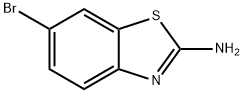 2-Amino-6-bromobenzothiazole Struktur