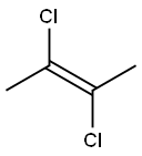 (E)-2,3-Dichloro-2-butene Structure