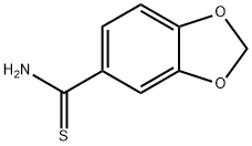 1,3-ベンゾジオキソール-5-カルボチオアミド 化学構造式