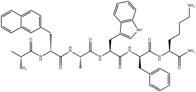 醋酸生长激素释放肽-2, 158861-67-7, 结构式