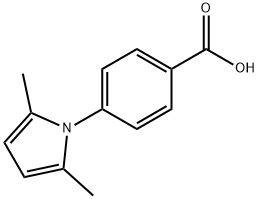 4-(2,5-二甲基吡咯-1-基)苯甲酸, 15898-26-7, 结构式
