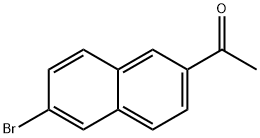 2-乙酰基-6-溴萘, 1590-25-6, 结构式