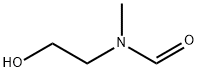 N-(2-ヒドロキシエチル)-N-メチルホルムアミド 化学構造式
