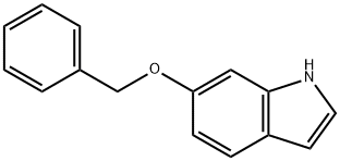 6-ベンジルオキシインドール 化学構造式