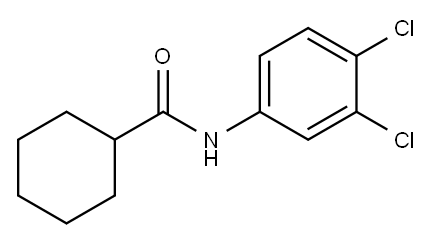3',4'-ジクロロシクロヘキサンカルボキシアニリド 化学構造式
