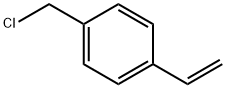 4-氯甲基苯乙烯 结构式