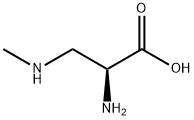 3-(N-甲基氨基)-L-丙氨酸 结构式