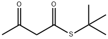 3-オキソブタンチオ酸S-tert-ブチル 化学構造式