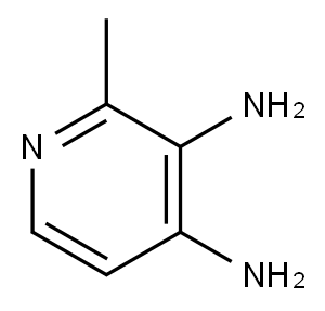 2-甲基吡啶-3,4-二胺 结构式