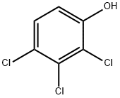2,3,4-三氯苯酚 结构式