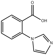 2-(1H-イミダゾール-1-イル)安息香酸 化学構造式