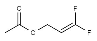 3,3-Difluoro-2-propen-1-ol acetate Struktur