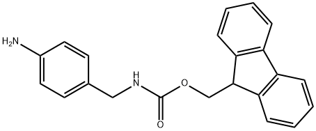 4-(N-FMOC-アミノメチル)アニリン 化学構造式