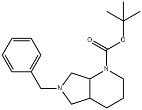 1-Boc-6-benzyloctahydropyrrolo[3,4-b]pyridine Struktur