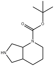1-BOC-八氢-吡咯[3,4-B]吡啶 结构式