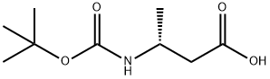 (R)-N-BOC-3-AMINOBUTYRIC ACID Struktur
