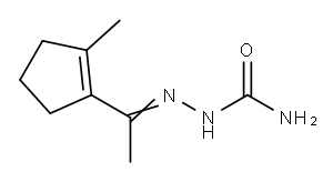 Hydrazinecarboxamide, 2-[1-(2-methyl-1-cyclopenten-1-yl)ethylidene]- 结构式