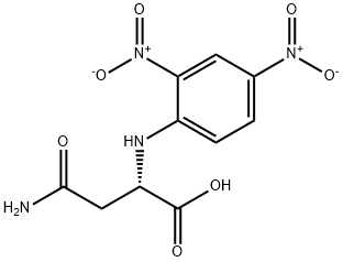 Nα-Dnp-L-アスパラギン 化学構造式