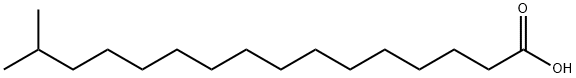 15-メチルヘキサデカン酸 化学構造式