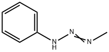 1-フェニル-3-メチルトリアゼン 化学構造式