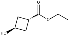 (1R,3R)-3-羟基环丁烷羧酸乙酯 结构式