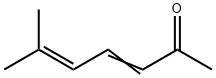 6-甲基-3,5-庚二烯-2-酮, 1604-28-0, 结构式
