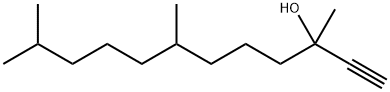 3,7,11-三甲基十二炔-3-醇, 1604-35-9, 结构式
