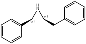cis-2-Benzyl-3-phenylaziridine Structure
