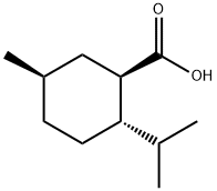 (1R,2S,5R)-5-甲基-2-异丙基环己基甲酸, 16052-40-7, 结构式