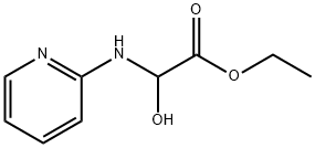Acetic acid, hydroxy(2-pyridinylamino)-, ethyl ester (9CI) 结构式
