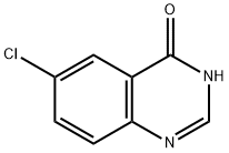 6-クロロキナゾリン-4(3H)-オン 化学構造式