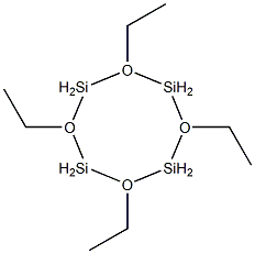 TETRAETHYLCYCLOTETRASILOXANE Structure
