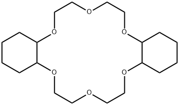 二环己烷并-18-冠醚-6, 16069-36-6, 结构式