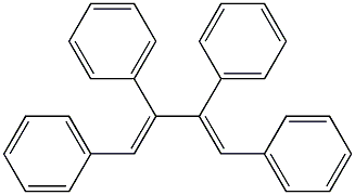 (1Z,3Z)-1,2,3,4-テトラフェニル-1,3-ブタジエン 化学構造式
