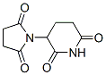 3-(2,5-dioxopyrrolidin-1-yl)piperidine-2,6-dione Structure