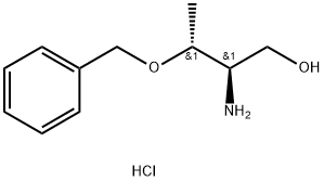 (2R,3R)-2-氨基-3-苯基甲氧基-1-丁醇 结构式